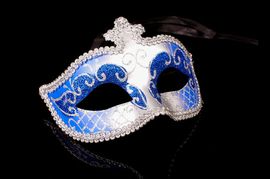 Sexy domino mask seduction concept isolated