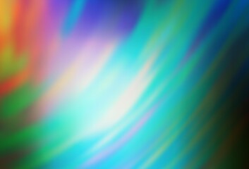 Light Blue, Green vector blurred template. Colorful abstract illustration with gradient. Background for designs.