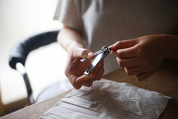 Obraz premium つめ切り