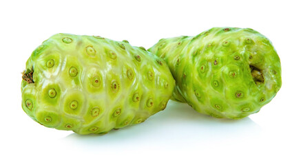 Noni fruit isolated on white background