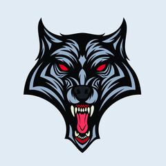 wolf head mascot
