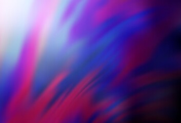 Dark Pink vector blurred bright template.