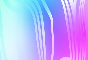 Light Pink, Blue vector template with wry lines.