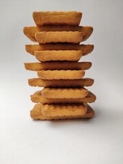 Biscuits on White background