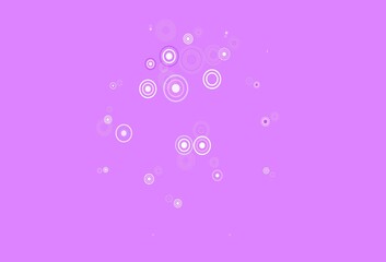 Light Purple vector background with spots.
