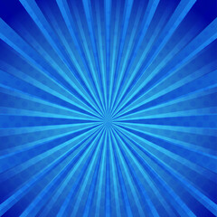 Blue Sunburst with halftone background wallpaper vector