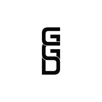 ggd letter original monogram logo design
