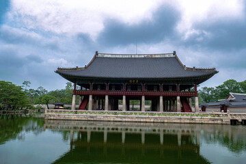 Gyeongwhearoo in Gyeongbokgung palace, Seoul Korea