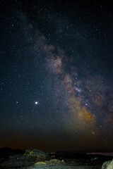 Obraz na płótnie Canvas Milky Way over beach