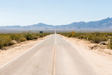 road in the desert