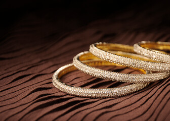 Indian Diamond bangles, Indian Traditional jewelry