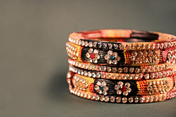 Indian Lac bangles,  Indian Traditional jewelry