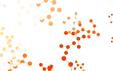 Light Red vector pattern with artificial intelligence network.