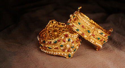 Indian Wedding gold bracelet,Indian Traditional jewelry