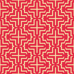 Modern background pattern. Geometric wallpaper texture. Red colors Sample template. Perfect for fabrics, covers, patterns, posters, interior designs or wallpapers. Vector background image