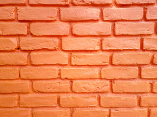 Obraz premium bricks wall new orange background