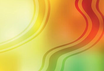 Light Red, Yellow vector colorful blur background.