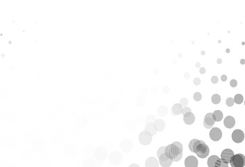 Light Gray vector pattern with spheres.