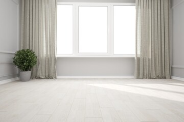 Modern interior design. 3D illustration