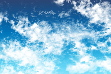 blue sky with clouds