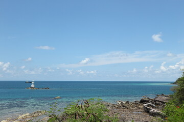 beach of Samae San island at Chonburi in Thailand