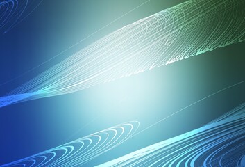 Light Blue, Green vector blurred shine abstract texture.