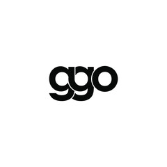 ggo letter original monogram logo design
