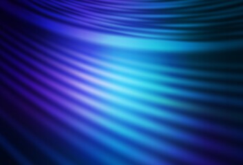 Dark BLUE vector blurred shine abstract template.