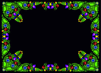 Hungarian beautiful folk art, floral decoration
beautiful flower illustration
