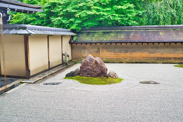 京都、龍安寺石庭
