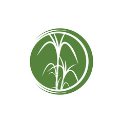 Sugar cane Logo Template vector symbol