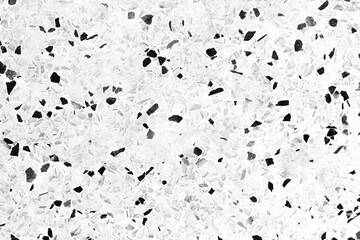 Black and white gray terrazzo texture old polished stone  floor abstract  background