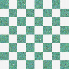 Tile mosaic turquoise, blue, green pattern, marble squares tiles