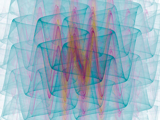 surreal futuristic digital 3d design art abstract background fractal illustration for meditation and decoration wallpaper