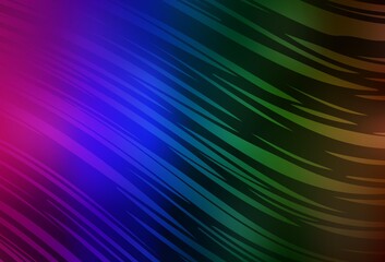 Dark Multicolor vector modern elegant background.
