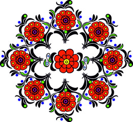 Hungarian beautiful folk art, floral decoration
beautiful flower illustration
