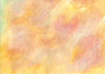Warm yellow watercolor background texture.
