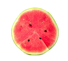watermelon sliced isolated on white background
