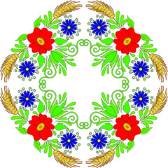 Hungarian beautiful folk art, floral decoration
beautiful flower illustration
