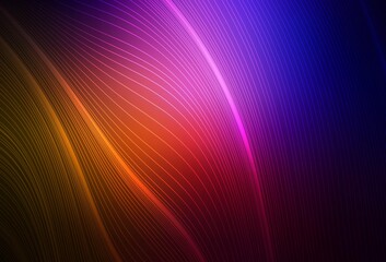 Dark Pink, Red vector blurred bright pattern.