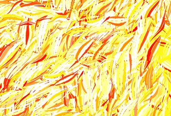 Light Red, Yellow vector template with chaotic shapes.