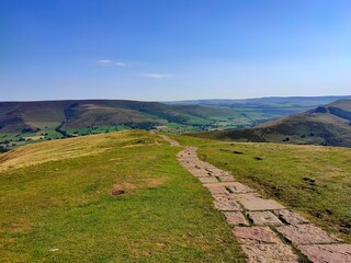 path in the hills