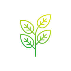 Leaf icon design vector illustration. Abstract Leaf icon vector concept for nature, agriculture and farm business. Green Tree Leaf Logo, icon, sign and symbol vector design illustration.