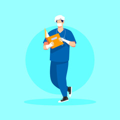 Doctor Checking Patient File