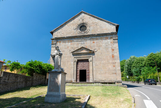 church in the country of abadia san salvatore