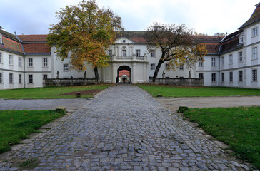 Fototapeta na wymiar Schlosspark Eichenzell, Hessen, Deutschland, Europa