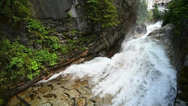 Bad Gastein waterfall Gasteiner Ache river nature background