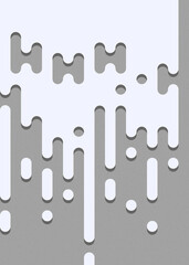 Abstract Rounded Color Lines halftone transition background illustration