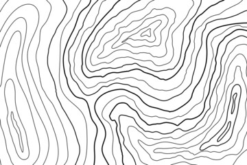Topographic map and landscape terrain texture grid. Abstract white topography vector background