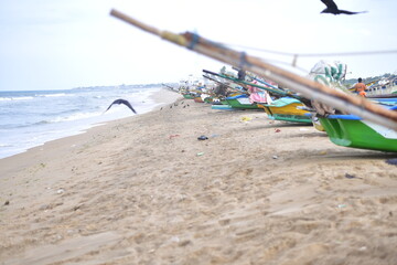 Indian beach fishing work